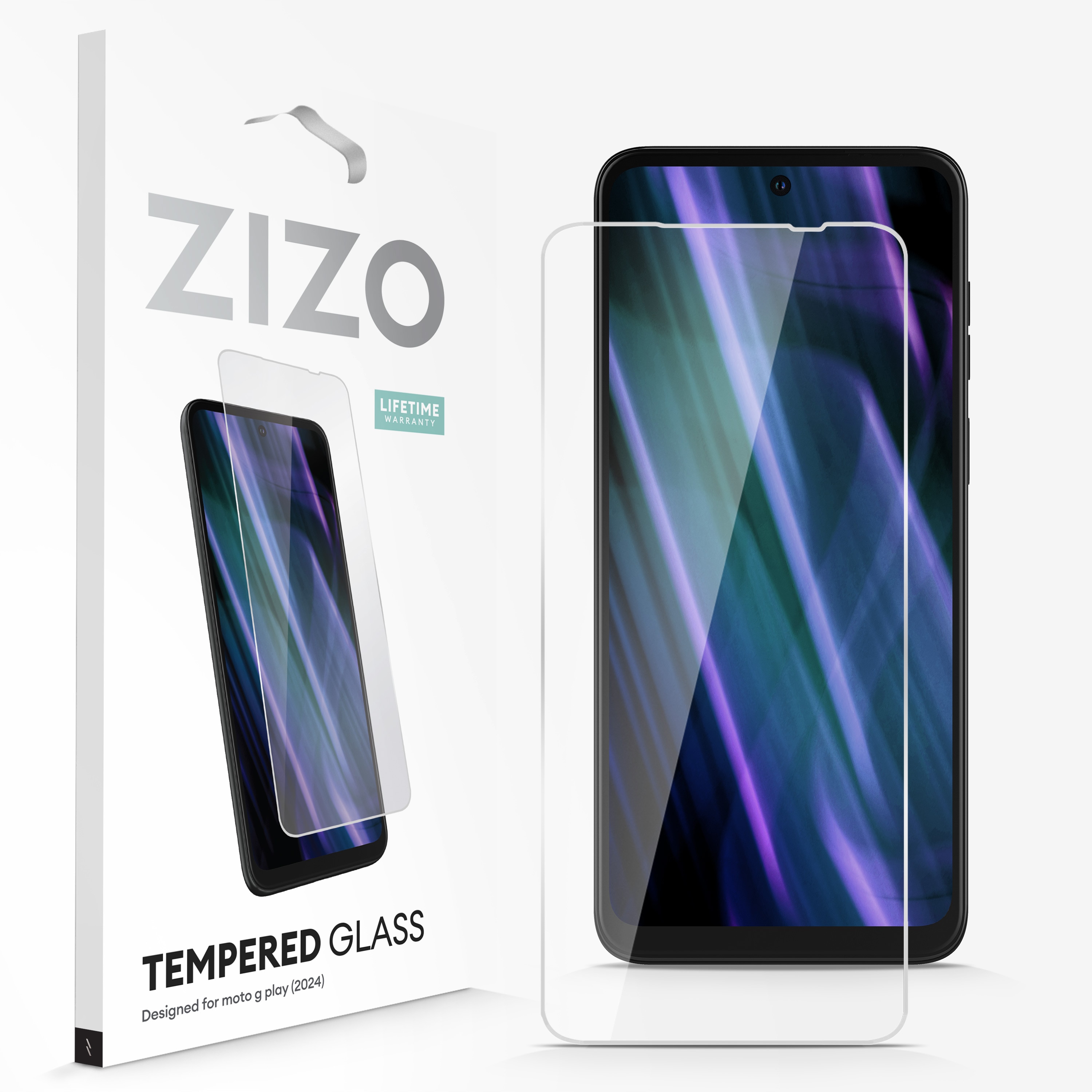 Moto G Play Zizo Clear Glass Screen Protector